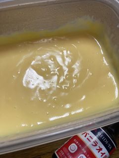 レンジでカスタード-レシピのメイン写真