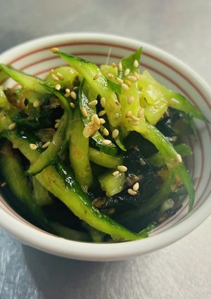 生姜香る胡瓜と鰹節の韓国風和え物-レシピのメイン写真