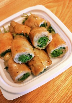 豆苗の肉巻き-レシピのメイン写真