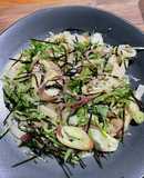 簡単☆冷製！胡麻ドレで薬味うどん