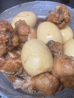 鶏手羽元と卵の中華風煮込み-レシピのメイン写真