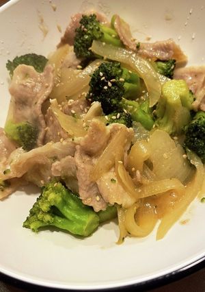 豚バラごま味噌炒め-レシピのメイン写真