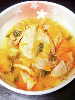 豚バラ肉とすりおろし人参の炒め煮-レシピのメイン写真