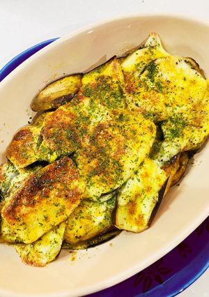 旨さに感動！茄子のカレーチーズ焼き♪-レシピのメイン写真