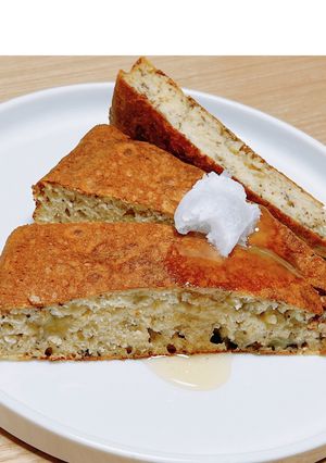 米粉活用 健康的バナナパンケーキ-レシピのメイン写真