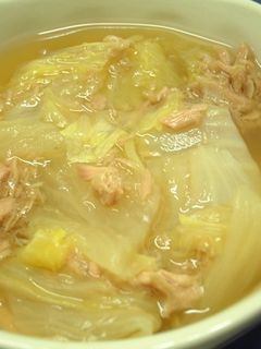 白菜とツナの煮物-レシピのメイン写真