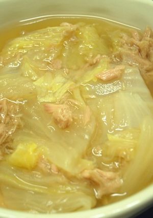 白菜とツナの煮物-レシピのメイン写真