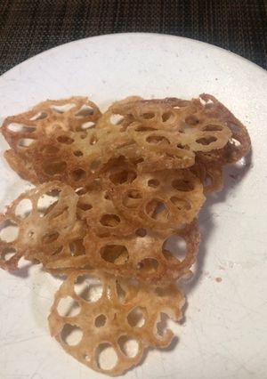 米粉でカリカリレンコンチップス-レシピのメイン写真