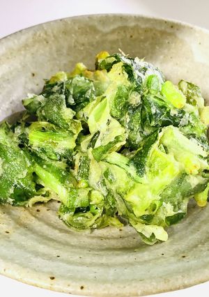 小松菜とねぎの米粉でかき揚げ-レシピのメイン写真