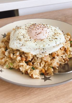納豆チャーハン-レシピのメイン写真