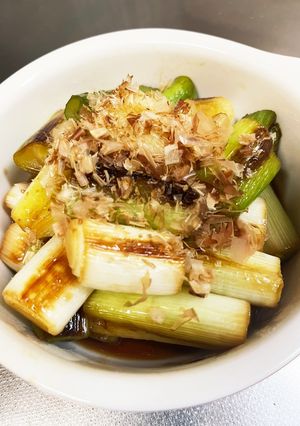 焼きネギおかか乗せ➰♪-レシピのメイン写真