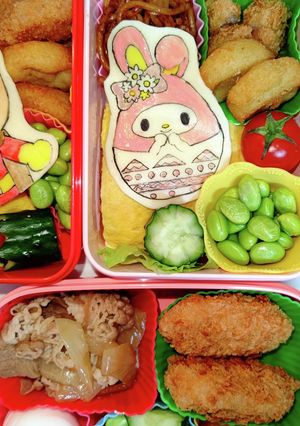 イースターマイメロちゃん弁当～♪-レシピのメイン写真