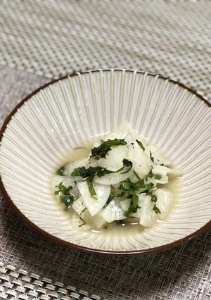 麹甘酒で大根大葉漬け-レシピのメイン写真