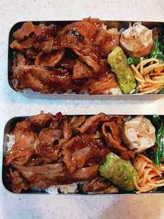 高校生弁当覚え書き158 焼き肉弁当-レシピのメイン写真