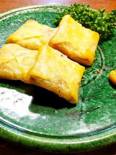 簡単なおつまみ 豚ロース肉の一口春巻き-レシピのメイン写真