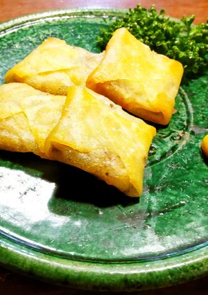 簡単なおつまみ　豚ロース肉の一口春巻き-レシピのメイン写真