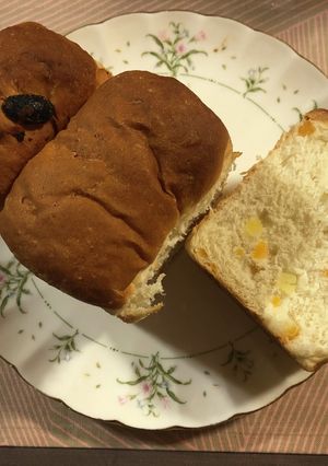 米粉のもっちり3色パン　米粉湯種の食パン-レシピのメイン写真