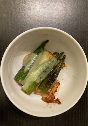 オクラチーズ-レシピのメイン写真