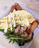 オムそば☆香りいい三つ葉のバター炒め弁当