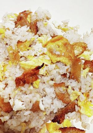 鶏皮チャーハン-レシピのメイン写真