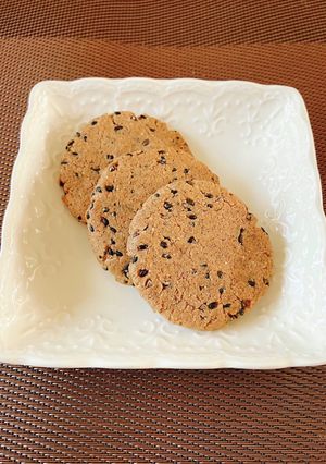 グルテンフリー♪黒ゴマきな粉クッキー-レシピのメイン写真
