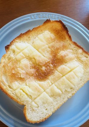 米粉を使ったメロンパン風食パン-レシピのメイン写真