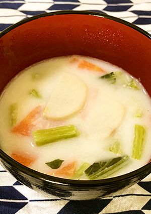 クリーミーしょうゆ呉汁-レシピのメイン写真