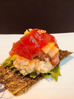 〆のとろたく巻-レシピのメイン写真
