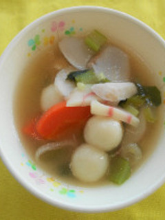 【学校給食】まゆ玉汁-レシピのメイン写真