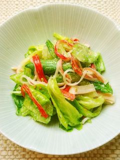 レタスとかにかまのサラダ-レシピのメイン写真