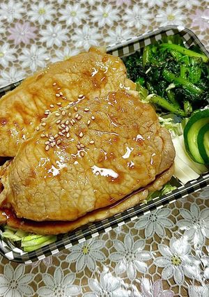 我が家の甘くない生姜焼き♪-レシピのメイン写真