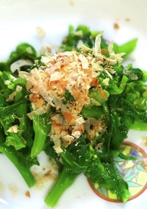 菜の花のお浸し　爽やかな春の味をどうぞ！-レシピのメイン写真