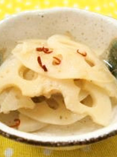 れんこんの甘酢煮-レシピのメイン写真