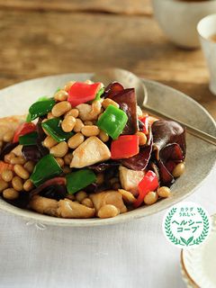 大豆ときくらげのにんにく炒め-レシピのメイン写真