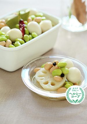 豆とれんこんとたまごのピクルス-レシピのメイン写真