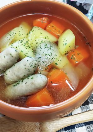ゴロゴロ野菜たっぷりポトフ♪ほっこり♡-レシピのメイン写真