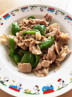 ピーマンと豚こま肉の炒め物-レシピのメイン写真