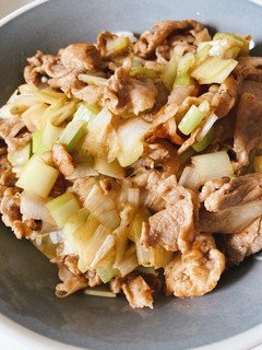 さっぱりめのネギ塩豚丼-レシピのメイン写真