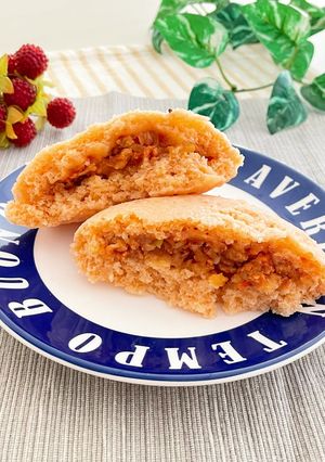 レンジで簡単♪米粉のヘルシーピザまん-レシピのメイン写真
