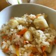 小柱と人参の炊き込みご飯