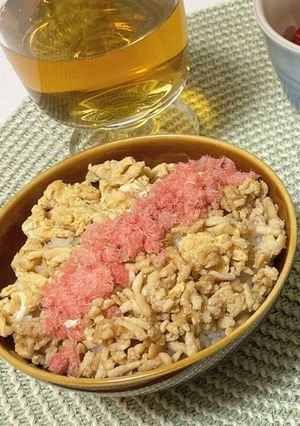 お茶碗サイズの急ぎ飯【3色丼】-レシピのメイン写真