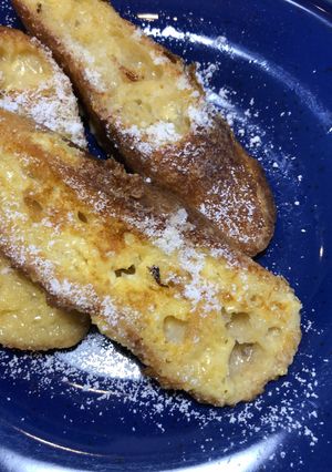 フランスパンのフレンチトースト-レシピのメイン写真