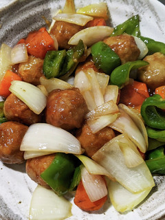 肉団子で酢豚風-レシピのメイン写真