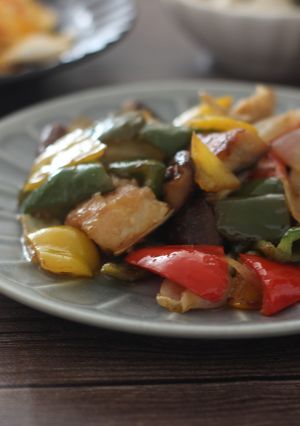 米粉で簡単ほっけと彩り野菜の黒酢あん-レシピのメイン写真