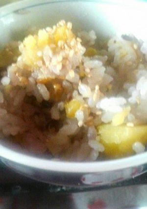 雑穀のさつまいもご飯-レシピのメイン写真
