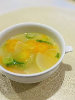 やさしい根菜のスープ-レシピのメイン写真