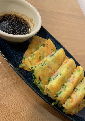 米粉でもちもちニラチーズチヂミ-レシピのメイン写真