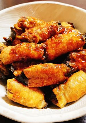 ご飯が進む!!なすの肉巻き-レシピのメイン写真
