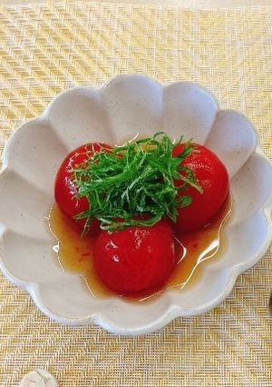 柳金属の生ぽん酢で丸ごと！冷やしトマぽん-レシピのメイン写真