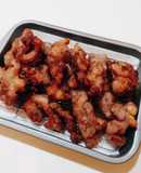 簡単すぎる塩麹&米粉で豚頭肉の唐揚げ